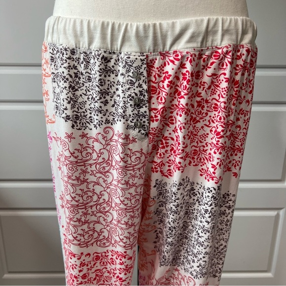 Josie Pajama Set Long Sleeve Top Pants Floral Print Loungewear Sleepwear Size XL - Picture 8 of 12